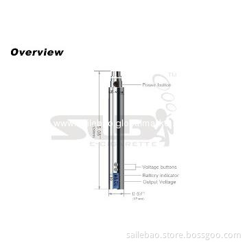 2013 new arrival ego variable battery ego v v 2 mega 1200mah